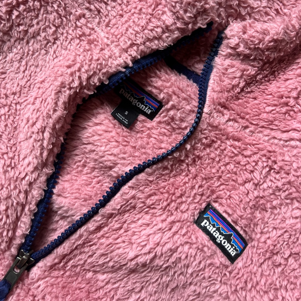 Patagonia Kids Los Gatos Hooded 1/4 zip fleece high pile sherpa